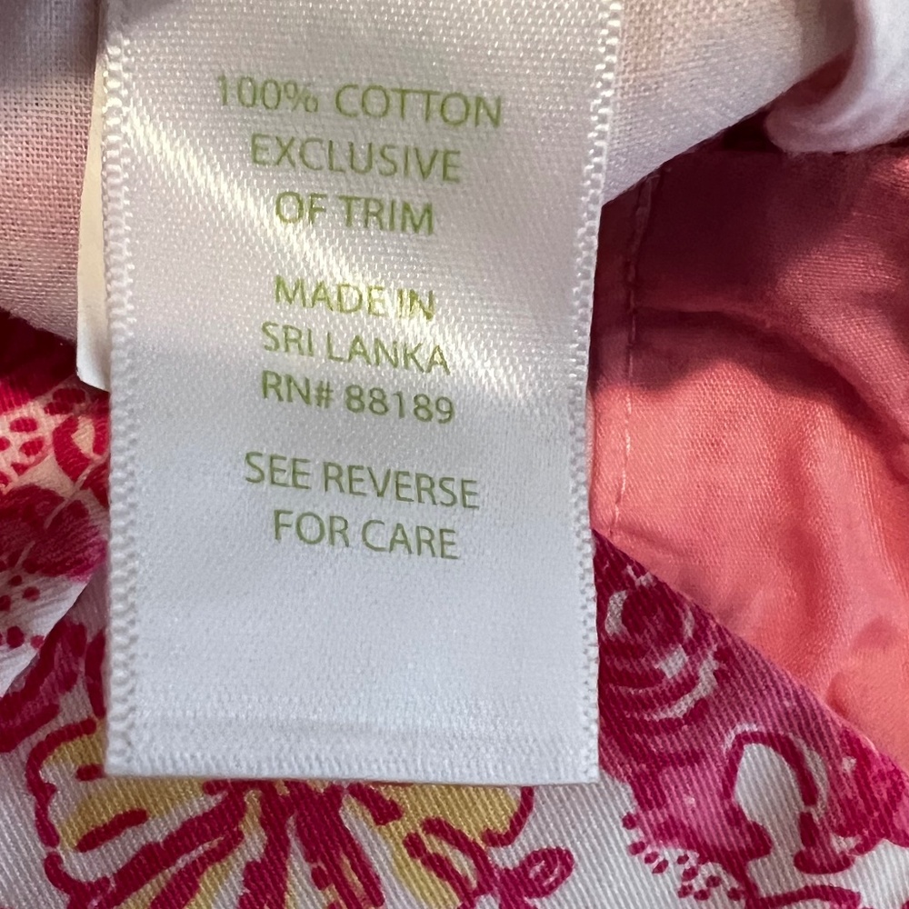 Lilly Pulitzer "Whitney" Pants (roll up) size 4 - Picture 11 of 14